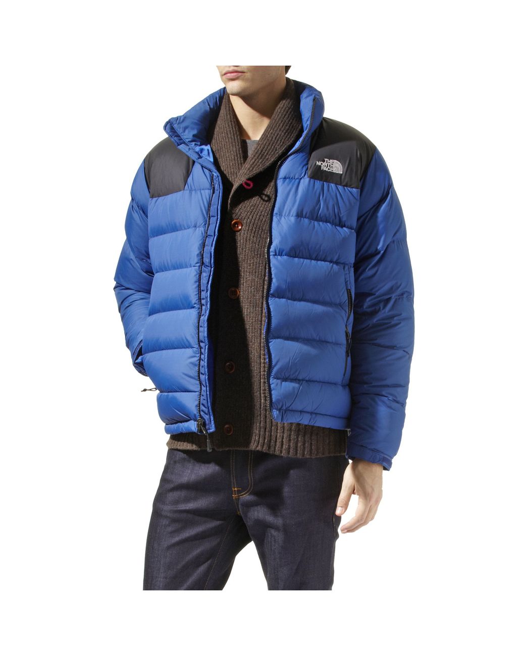The North Face Massif Goose Down Coat in Blue for Men | Lyst UK