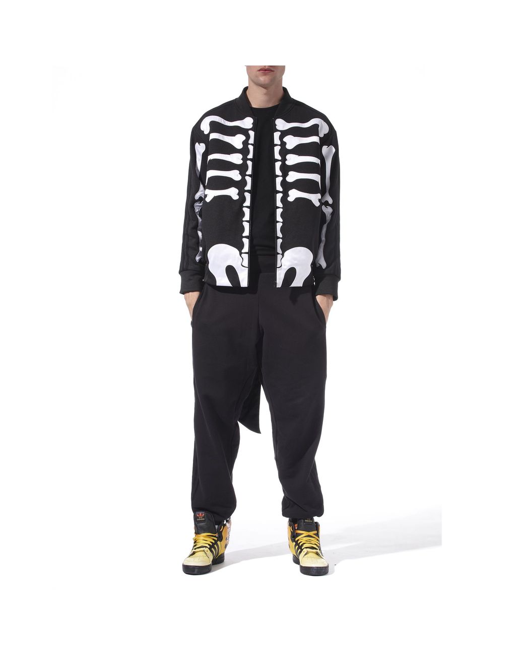 Jeremy Scott for adidas Bones Tux Jacket in Black for Men | Lyst UK