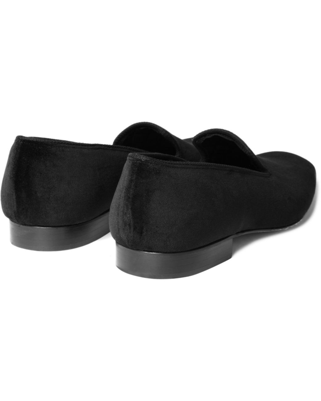 Brooks Brothers Velvet Slippers in 