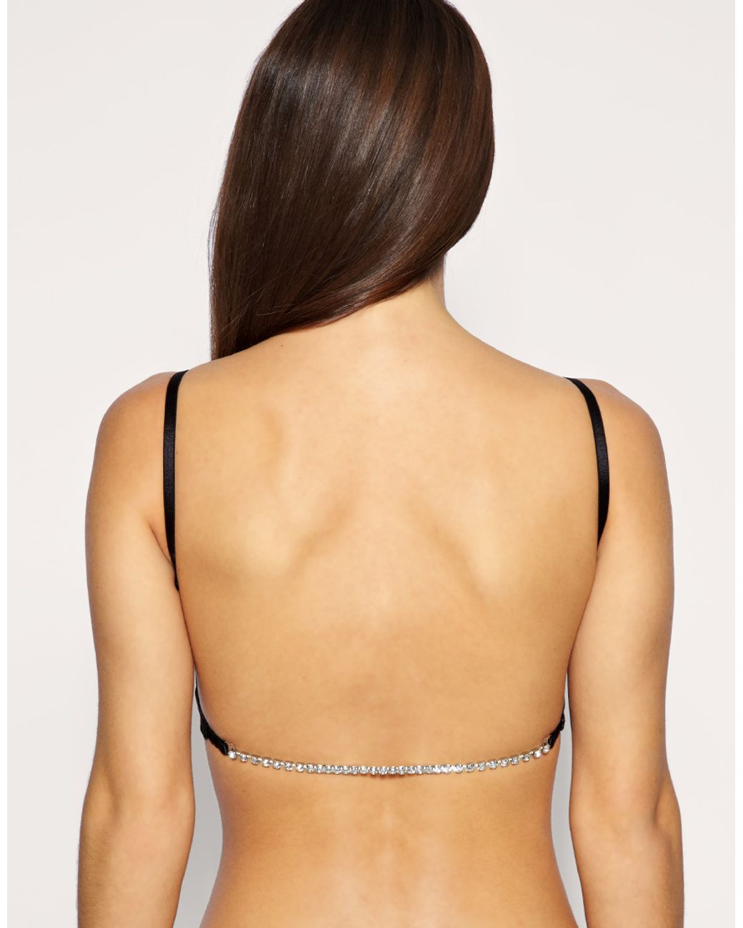 Ultimo Miracle A D Diamante Back Bra With Removable Gel Pads in