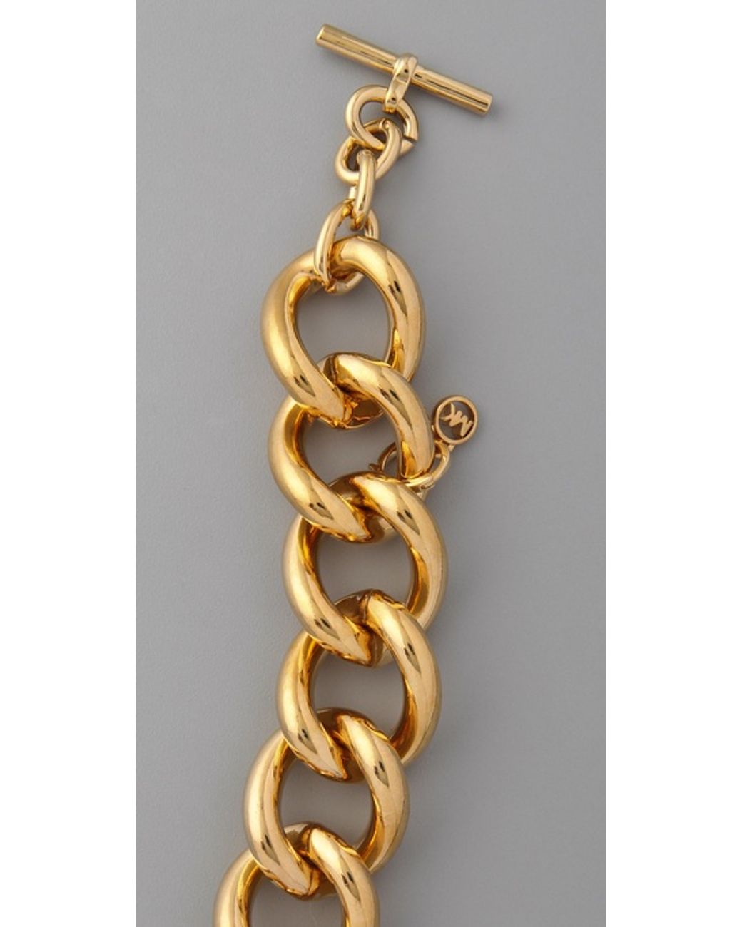 Michael Kors Chunky Chain Bracelet in Metallic | Lyst