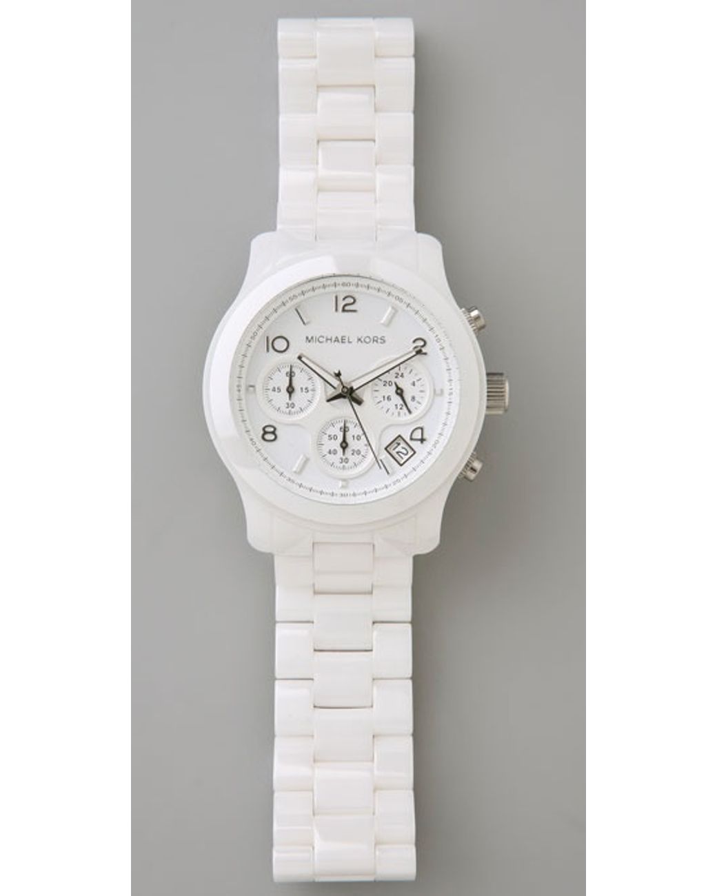 Chia sẻ hơn 82 về white watch michael kors - cdgdbentre.edu.vn