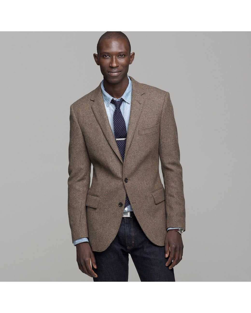 J.Crew Ludlow Sportcoat in Harvest Herringbone English Wool in