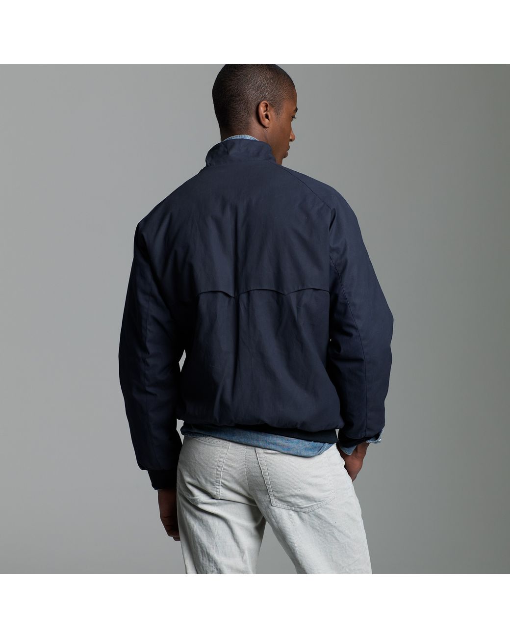 J.Crew Baracuta® G9 Wax Harrington Jacket in Blue for Men | Lyst