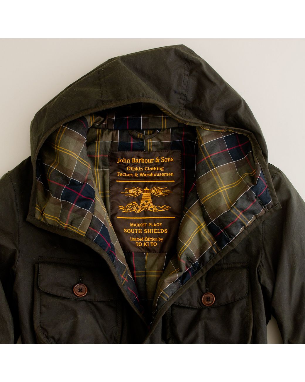 J.Crew Barbour® X To Ki To Hooded Hunter Jacket in Olive (Green) for