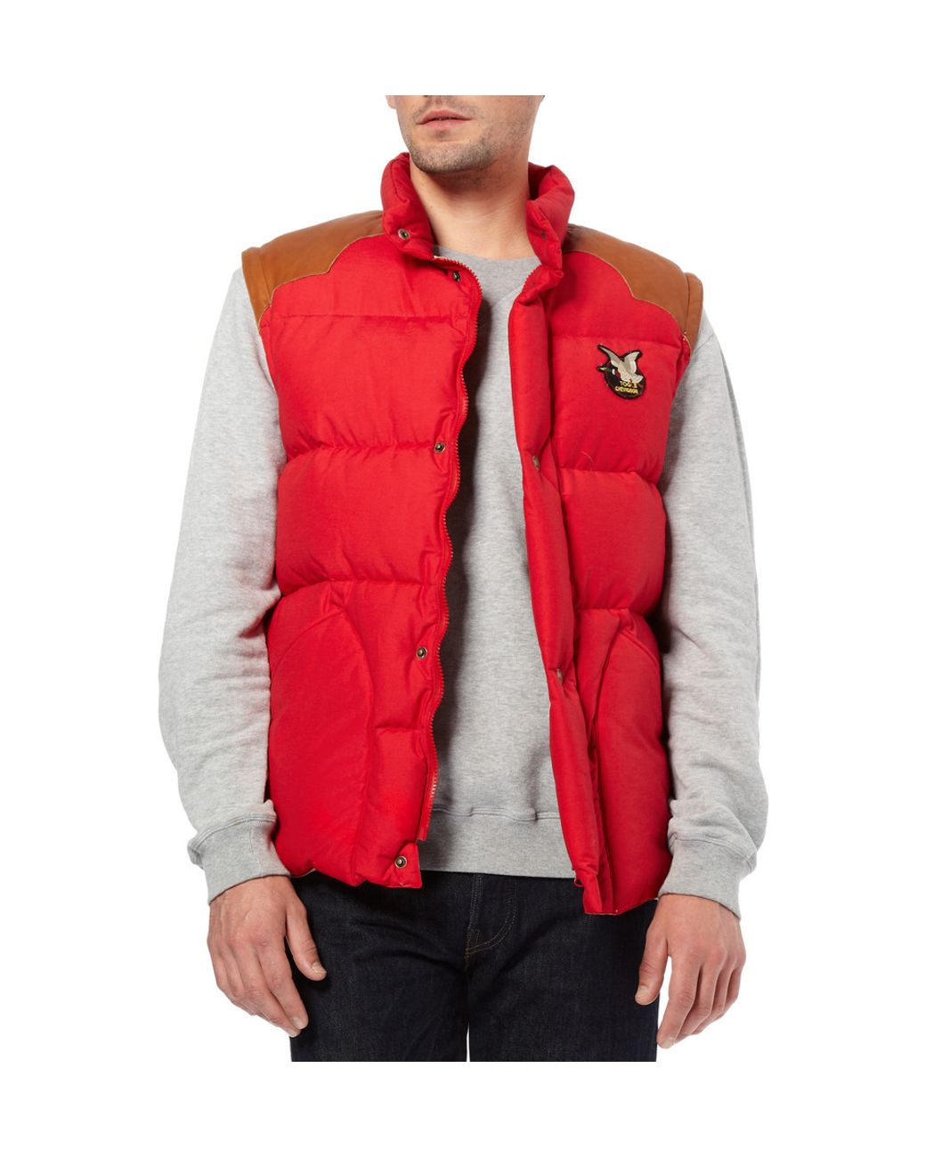 Chevignon Togs Unlimited Down-filled Jacket in Red for Men | Lyst