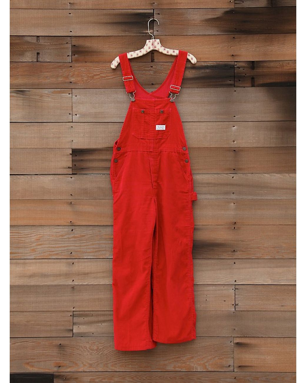 Free People Vintage Corduroy Overalls in Red Lyst Free People Vintage Corduroy Overalls in Red Lyst