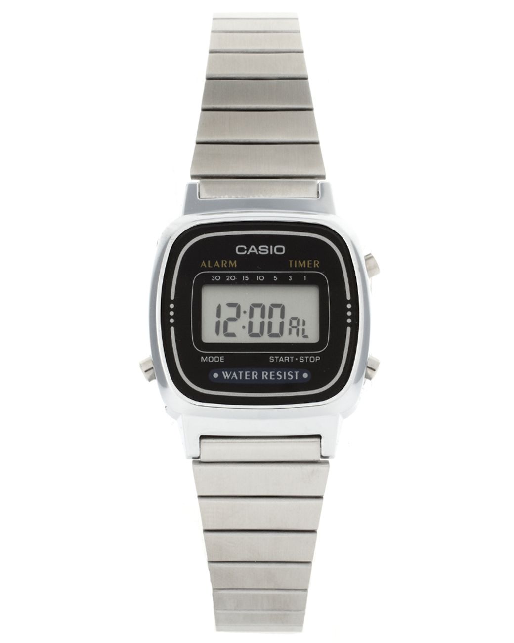 Casio silver mini digital watch cheap
