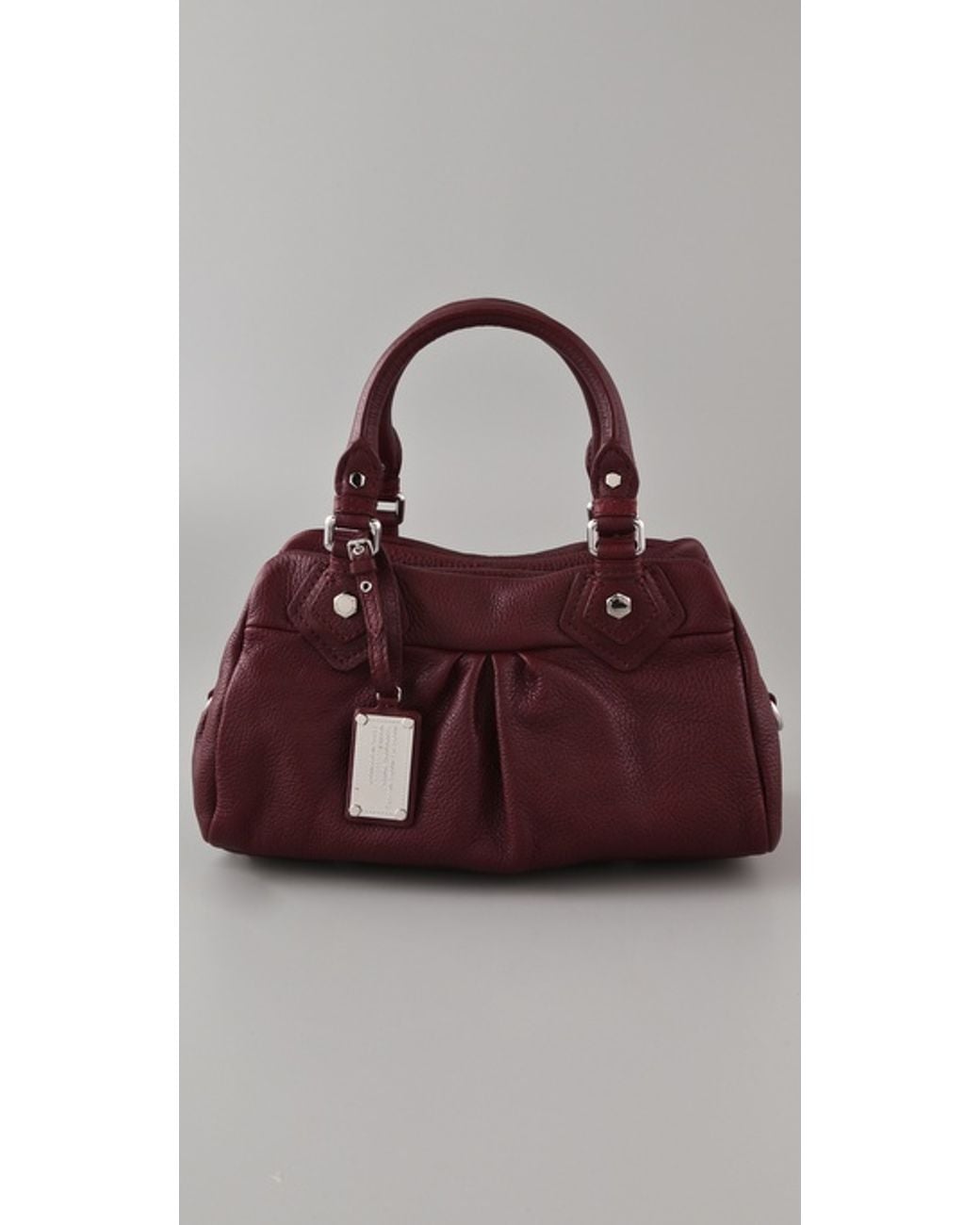 Marc By Marc Jacobs Classic Q Baby Groovee Satchel in Purple | Lyst