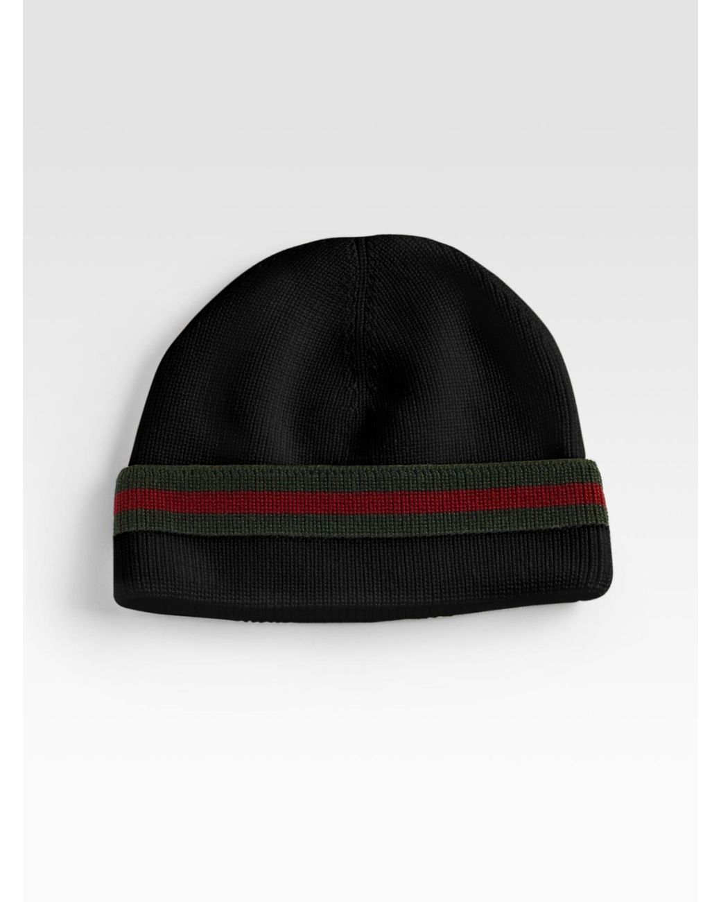 black gucci hat