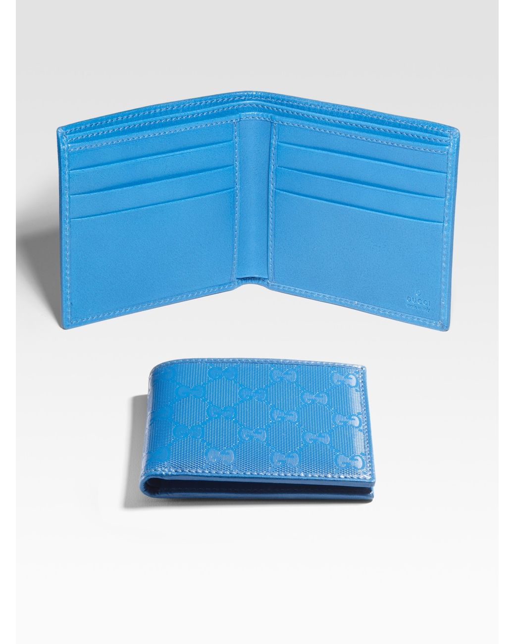 Gucci Mens Long Wallets, Blue
