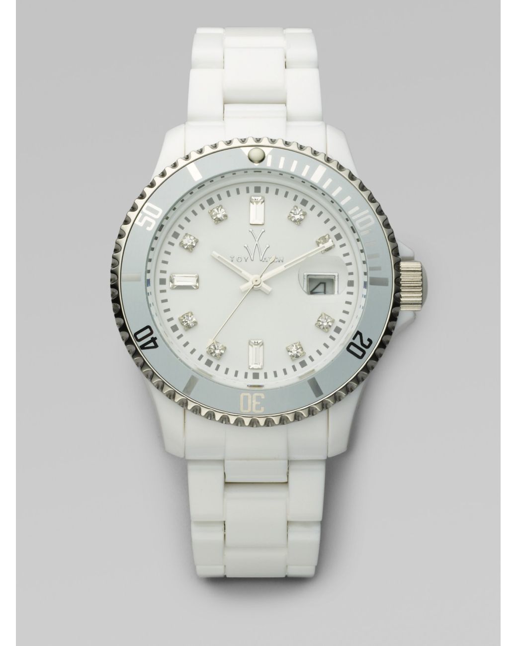 Toy Watch Plasteramic Watch in White | Lyst