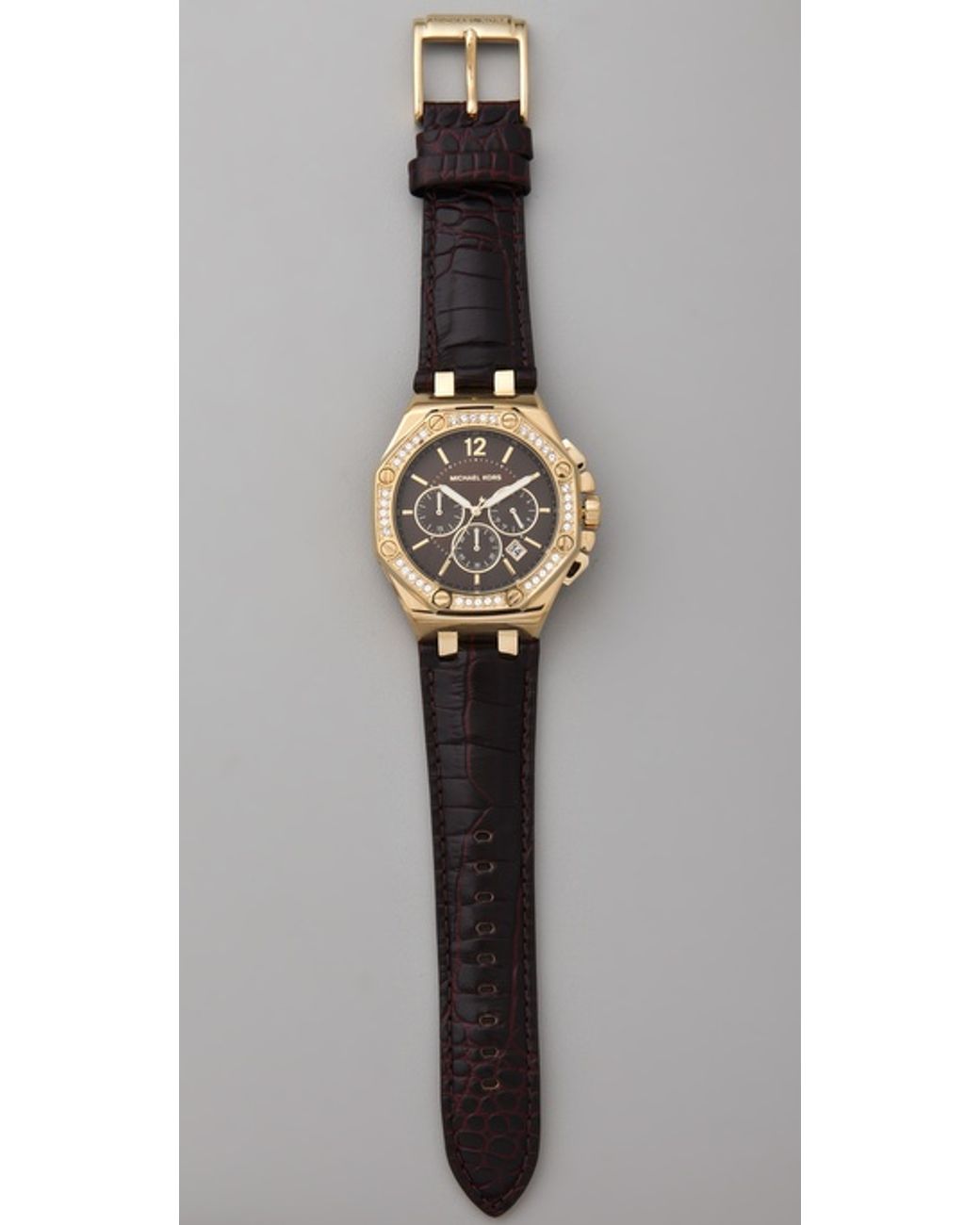 Michael Kors Knox Octagonal Chronograph Watch in Metallic Lyst