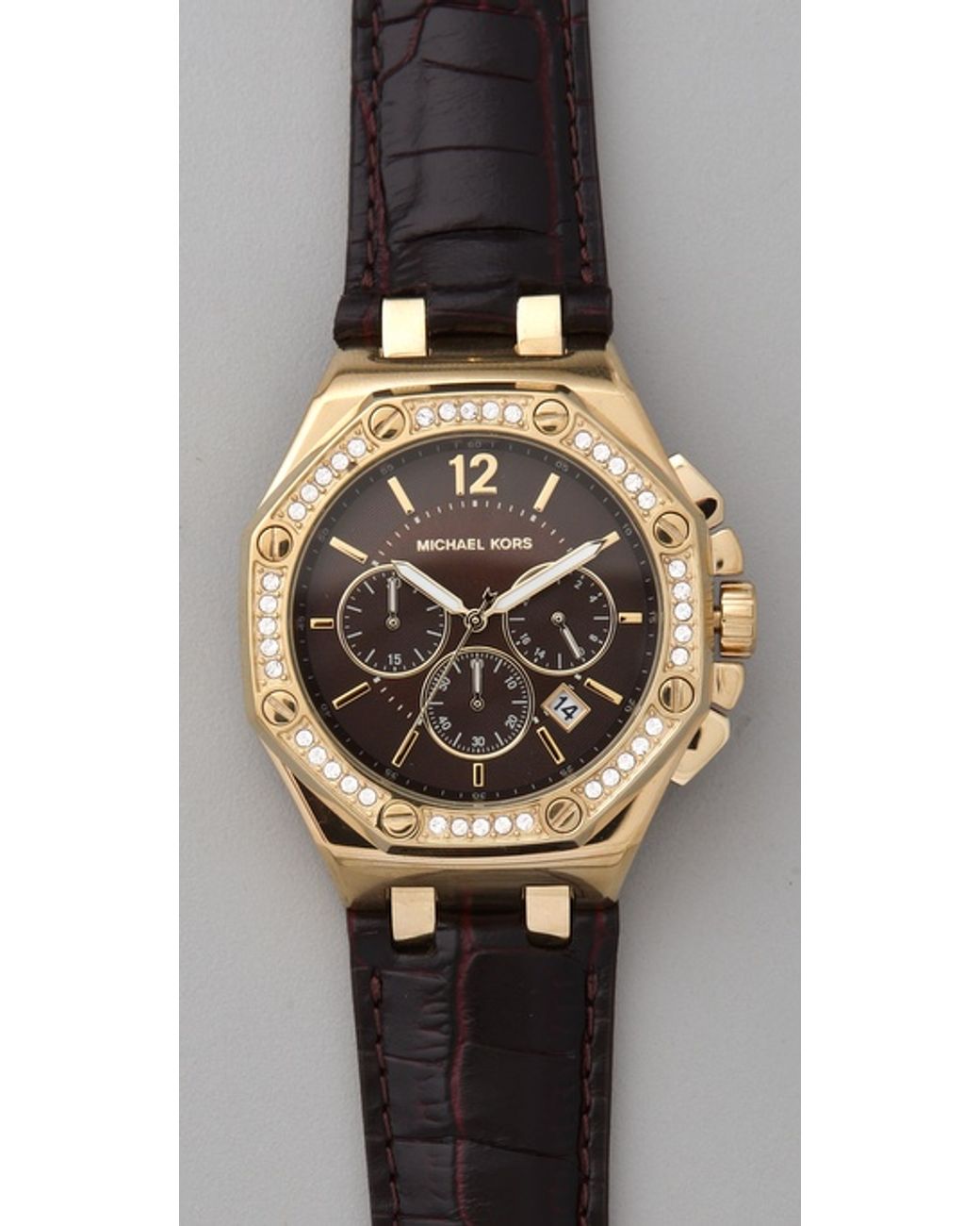 Michael kors octagon watch clearance