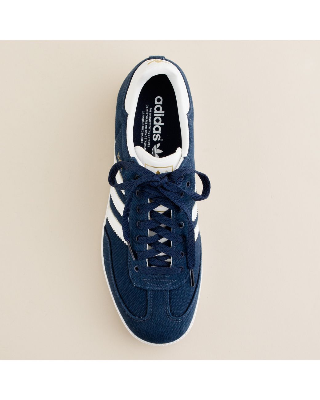 J.Crew Adidas® Canvas Samba® Sneakers in Blue for Men | Lyst