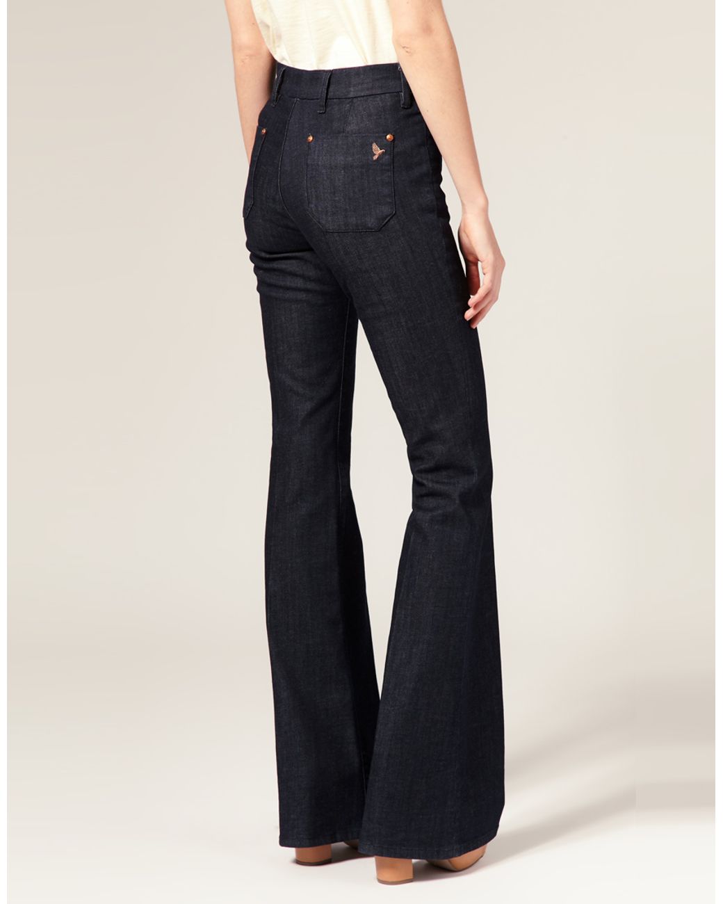 M.i.h Jeans Mih Jeans Marrakesh Kick Flare Jeans in Blue | Lyst