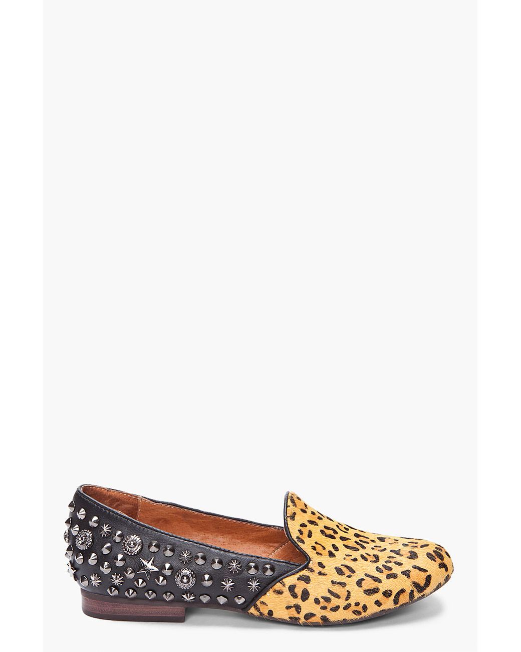 Jeffrey Campbell Pony Hair Leopard Print Loafers | Lyst