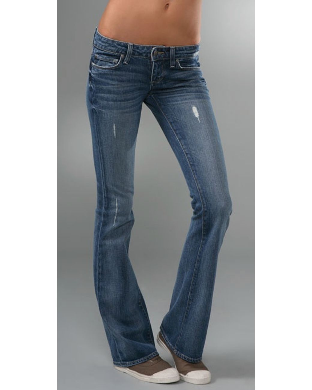 PAIGE Laurel Canyon Flare Jeans in Blue 