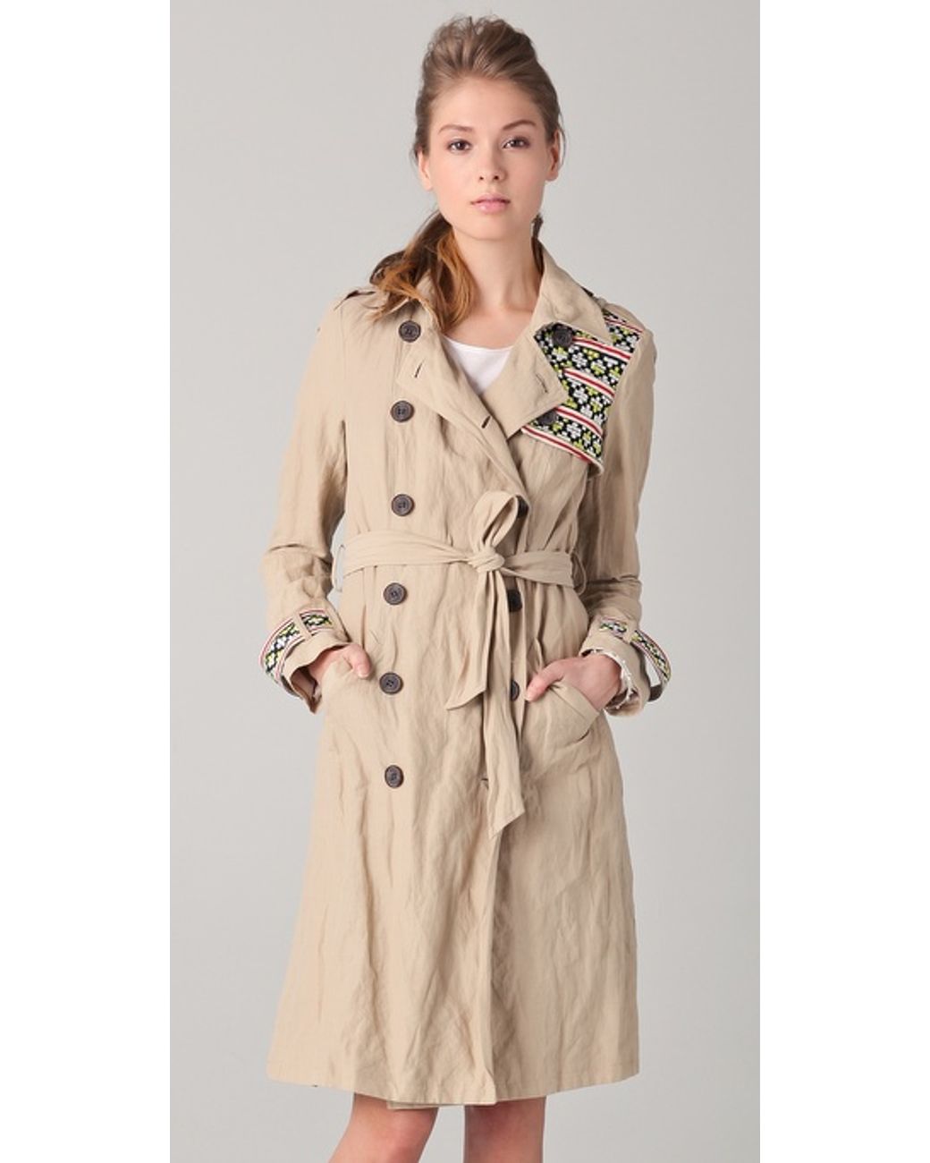 Gryphon trench coat clearance