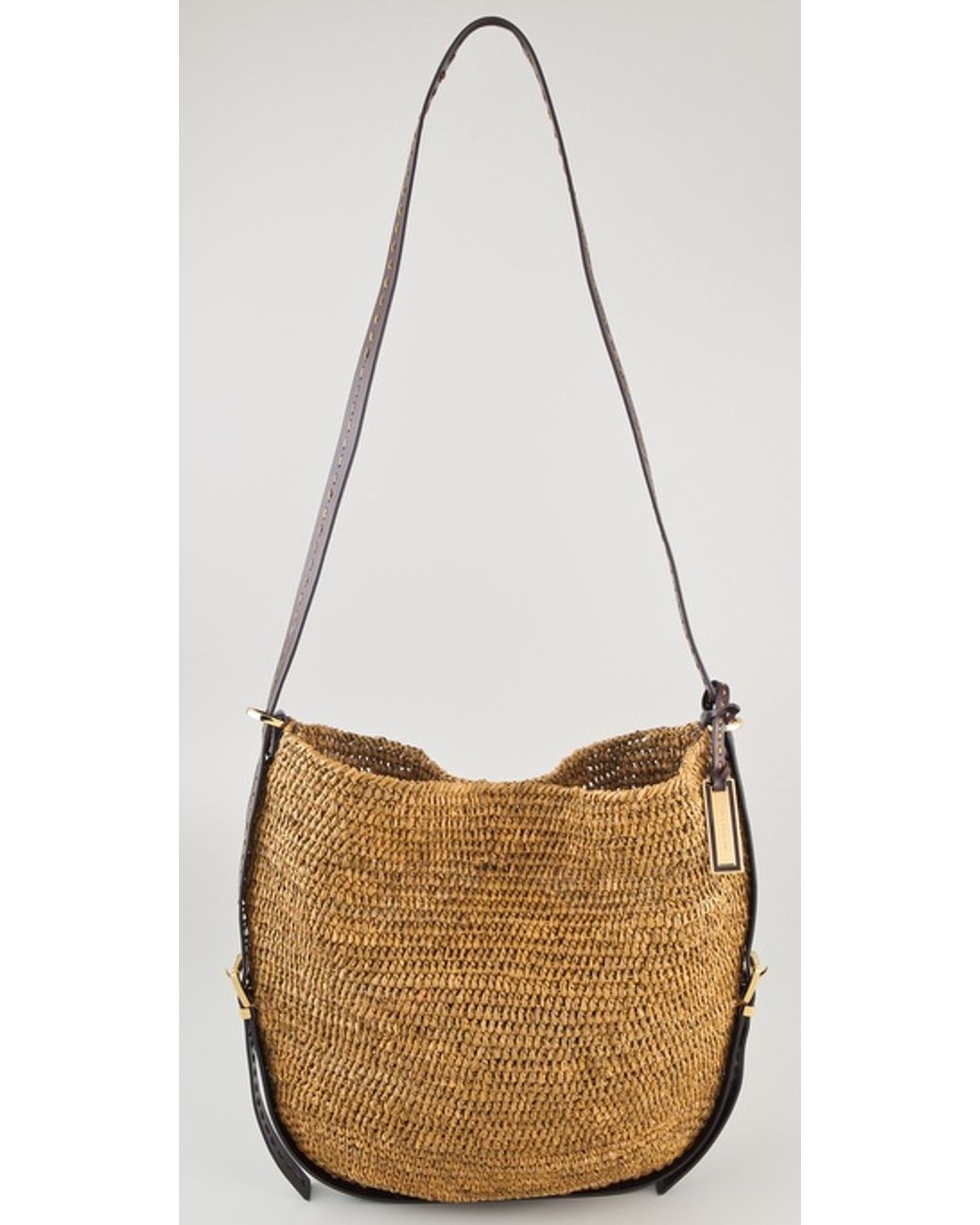 Michael Kors Santorini Large Cross Body Bag in Natural Lyst