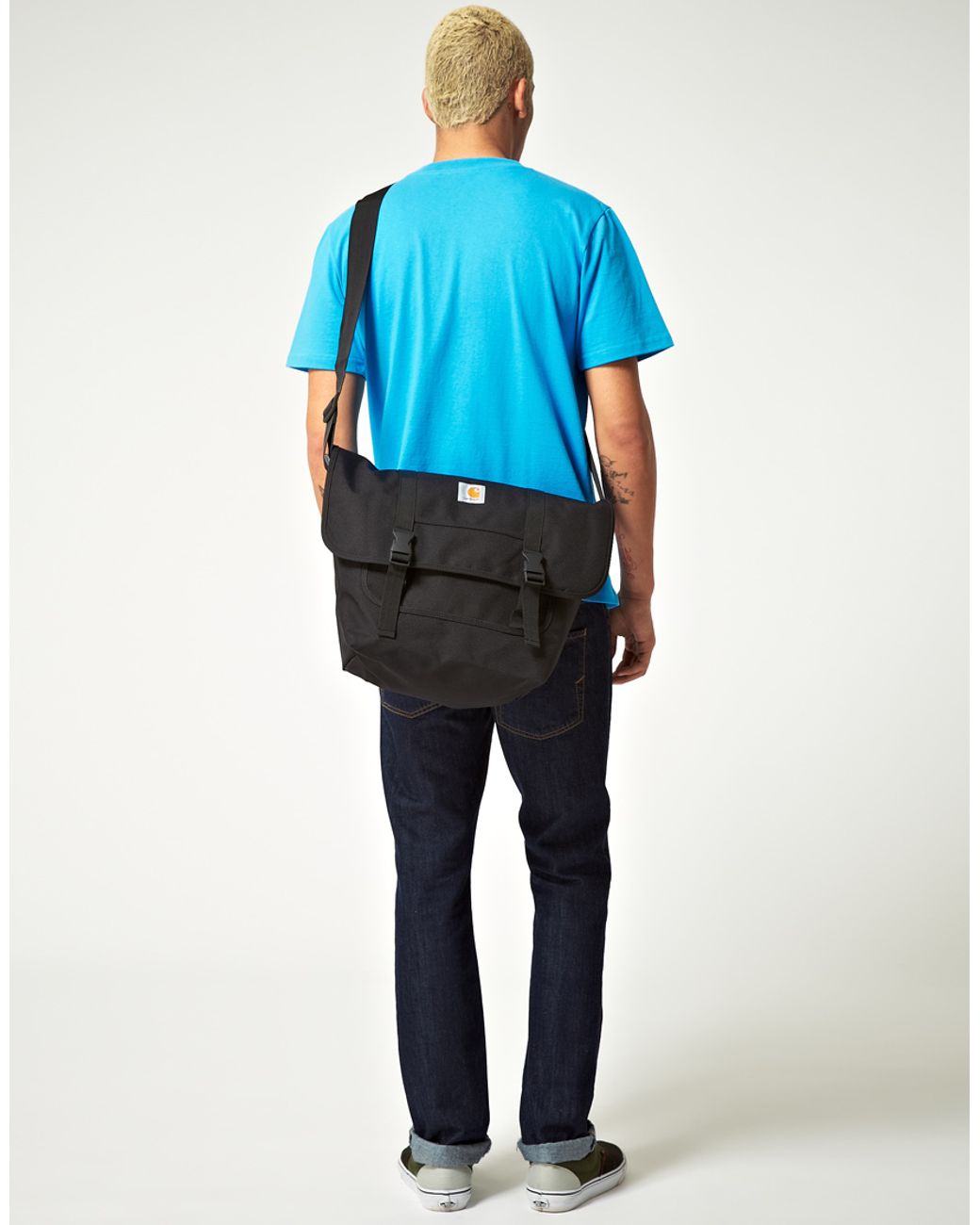 Carhartt Parcel Messenger Bag in Black for Men | Lyst