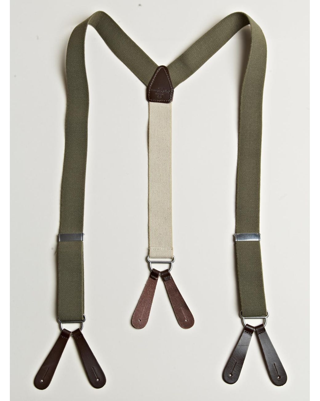 ww1 braces Nigel Cabourn サスペンダー Nigel Cabourn Mens Army Braces in Green for Men | Lyst Canada