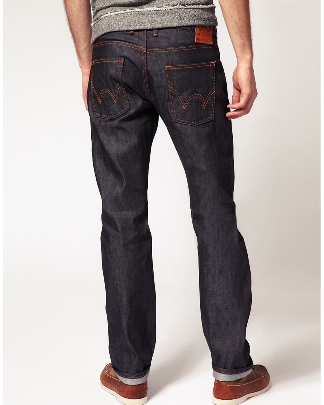 Edwin Sen Red Selvage Skinny Jeans for Men | Lyst