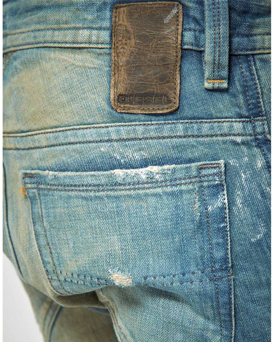 Grappig Kilimanjaro Namens DIESEL Thavar Slim Skinny Jeans in Blue for Men | Lyst