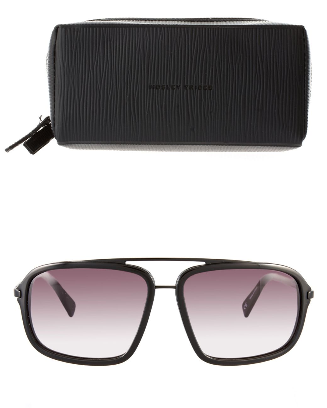 Mosley Tribes Bromley Aviator Sunglasses in Black for Men Lyst
