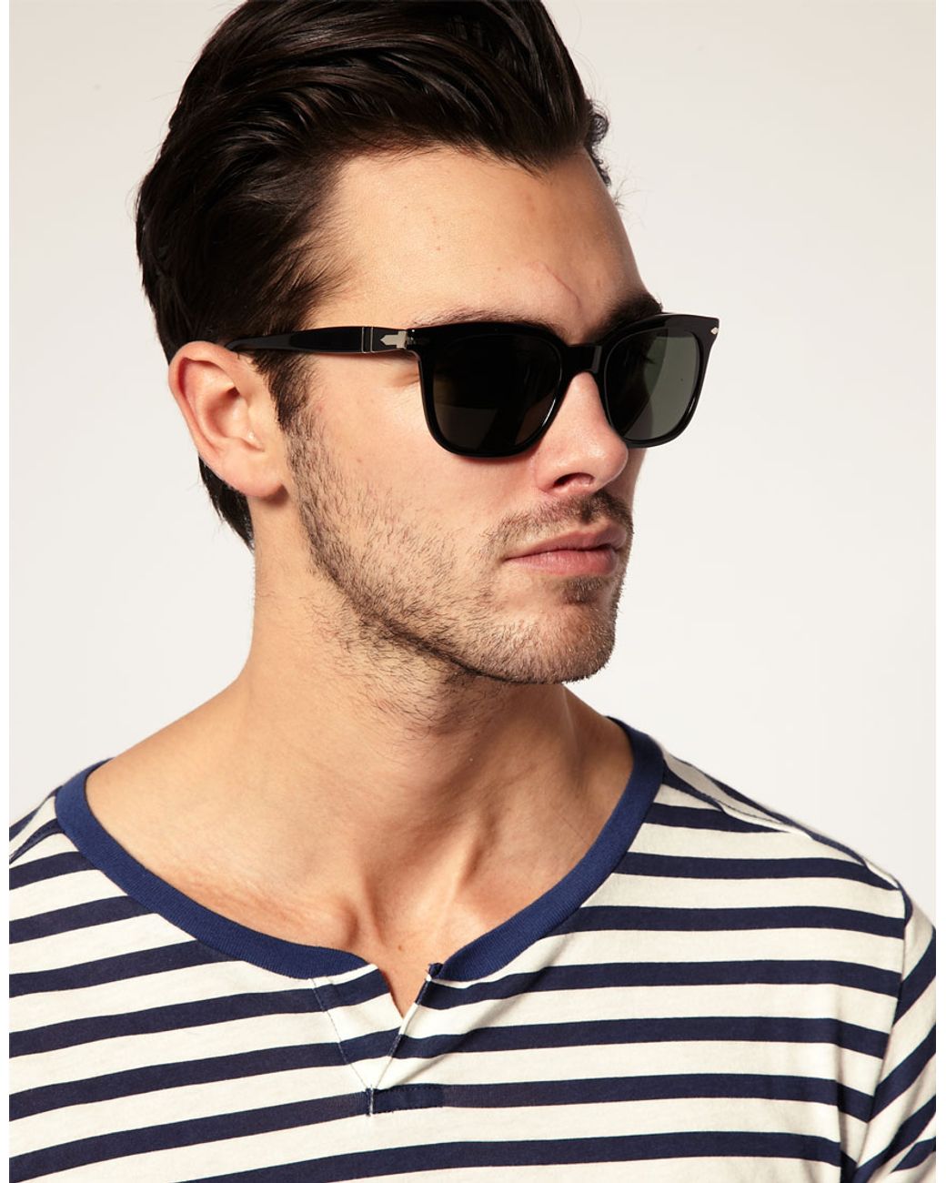 Persol Persol Wayfarer Sunglasses in Black for Men | Lyst