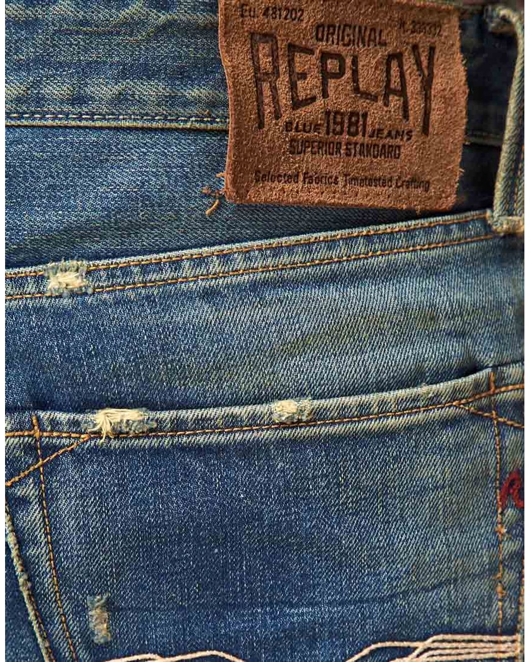 Replay Replay Jennon Straight Jeans in 