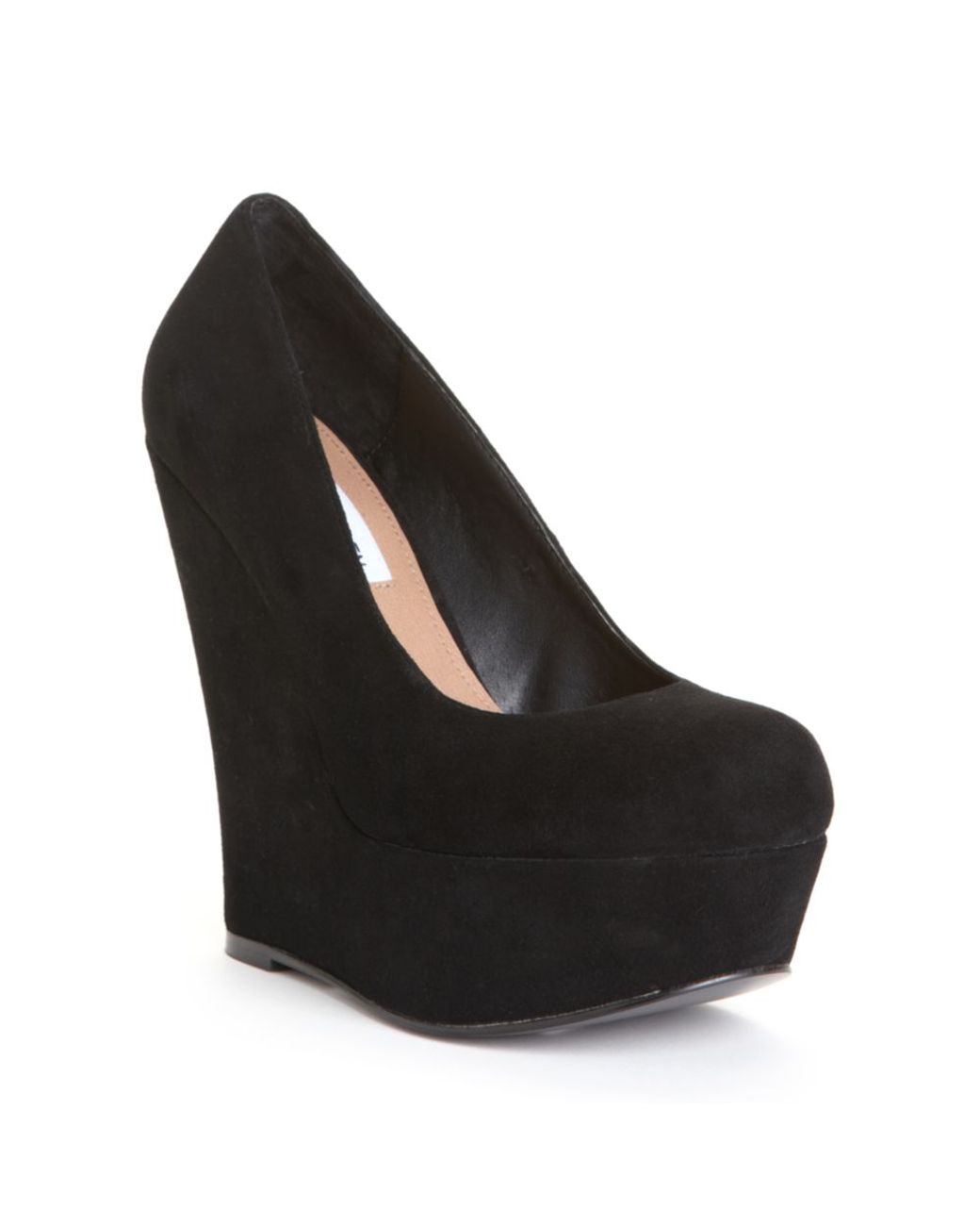 Steve Madden Pammyy Platform Wedges in Black | Lyst