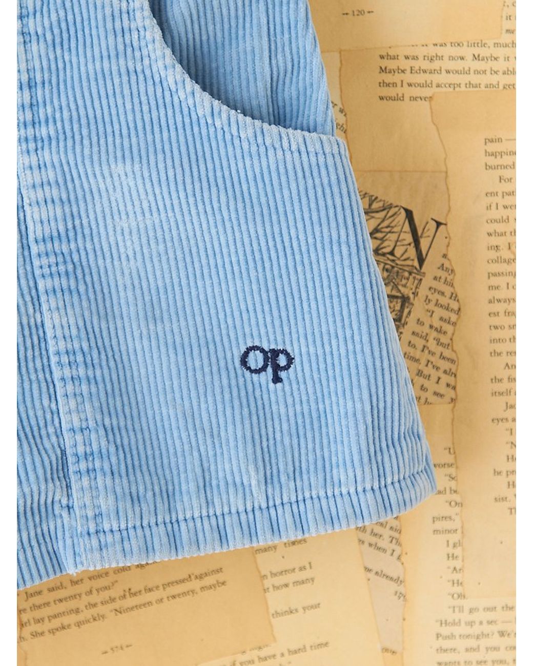 Free People Vintage Op Corduroy Shorts in Blue Lyst