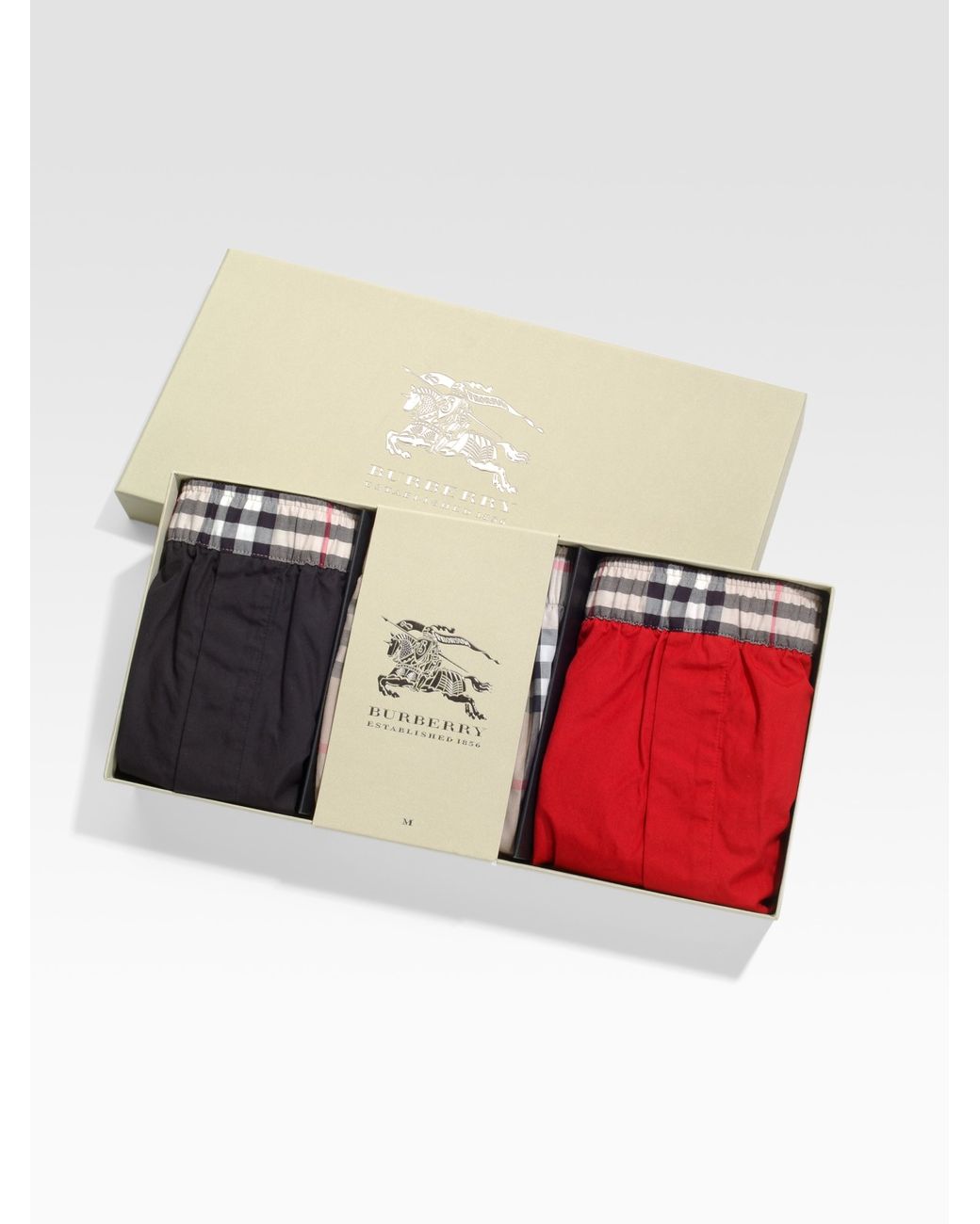 Burberry Woven Check Boxers, 3-pack for Men | Lyst