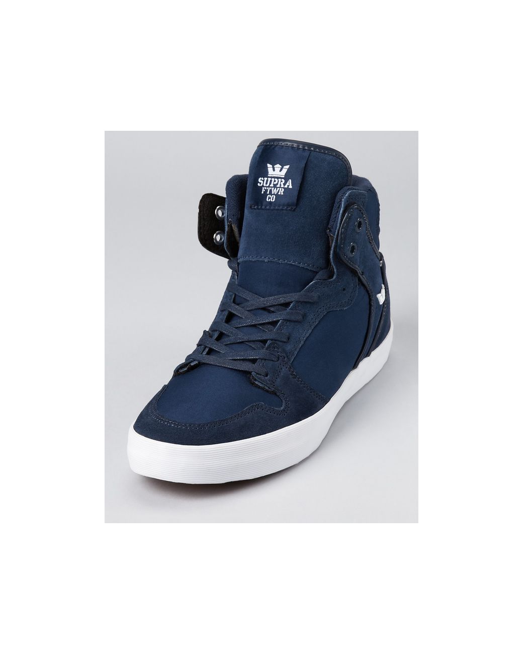 Supra Vaider High Top Casual Sneakers in Blue for Men | Lyst