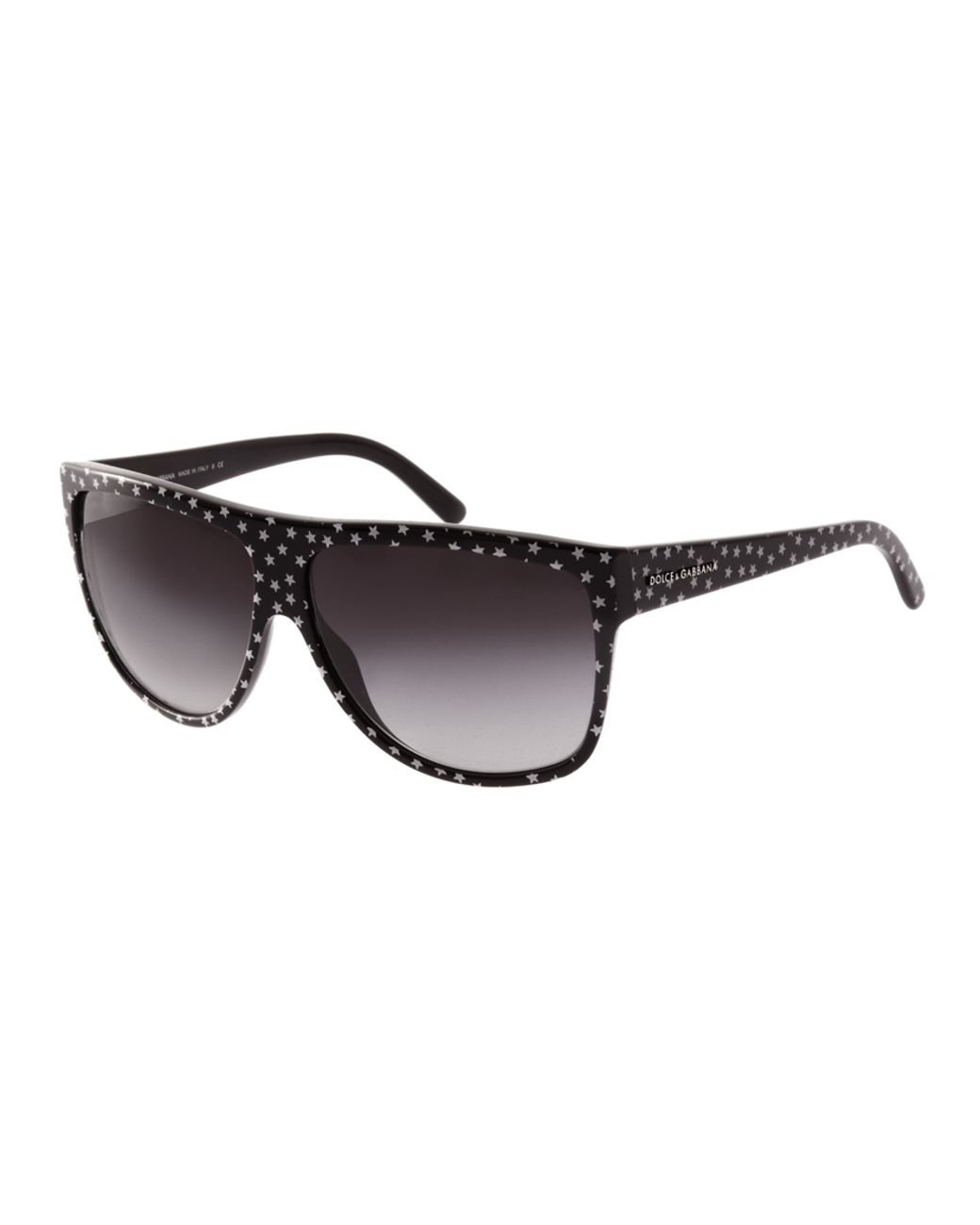 Dolce & Gabbana Stars Sunglasses in Black | Lyst