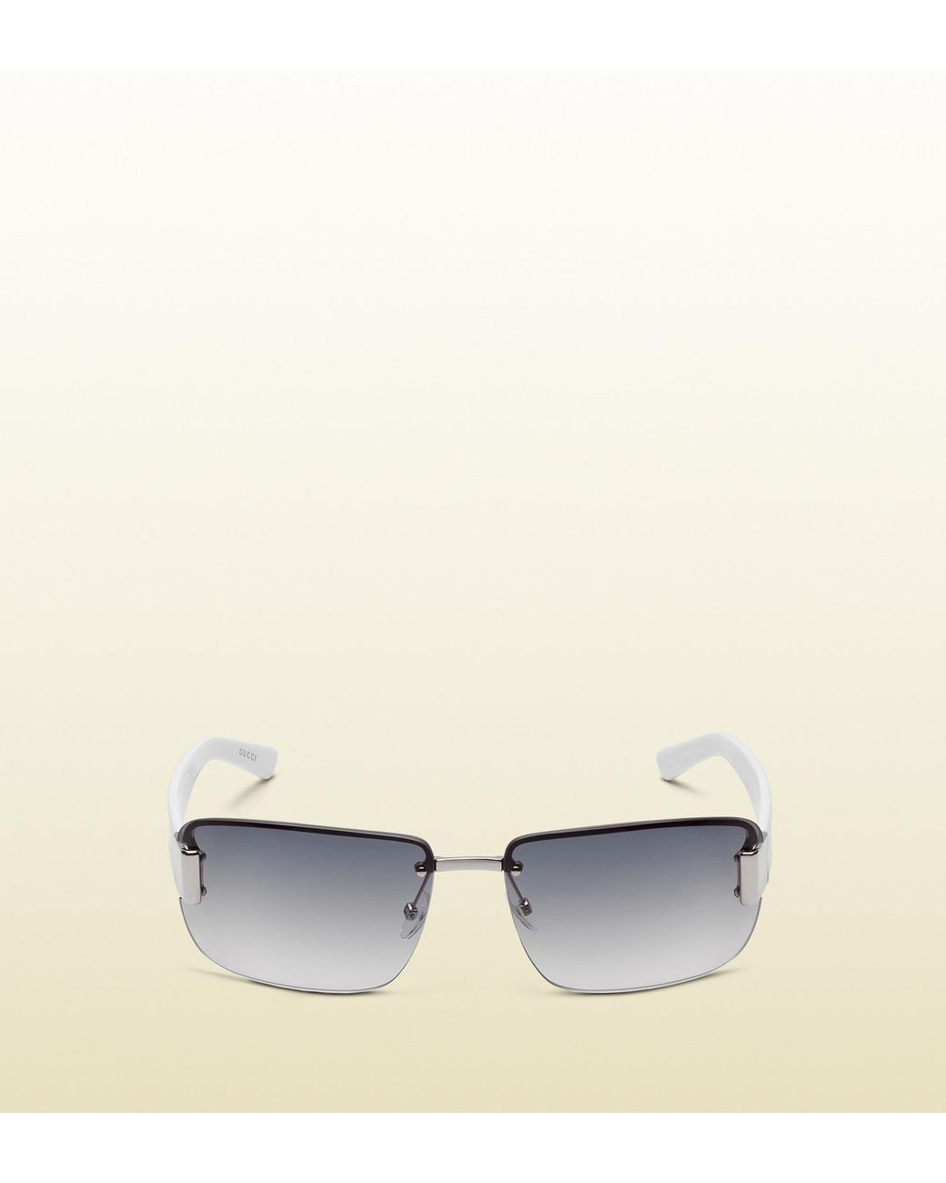 Rimless cheap sunglasses gucci