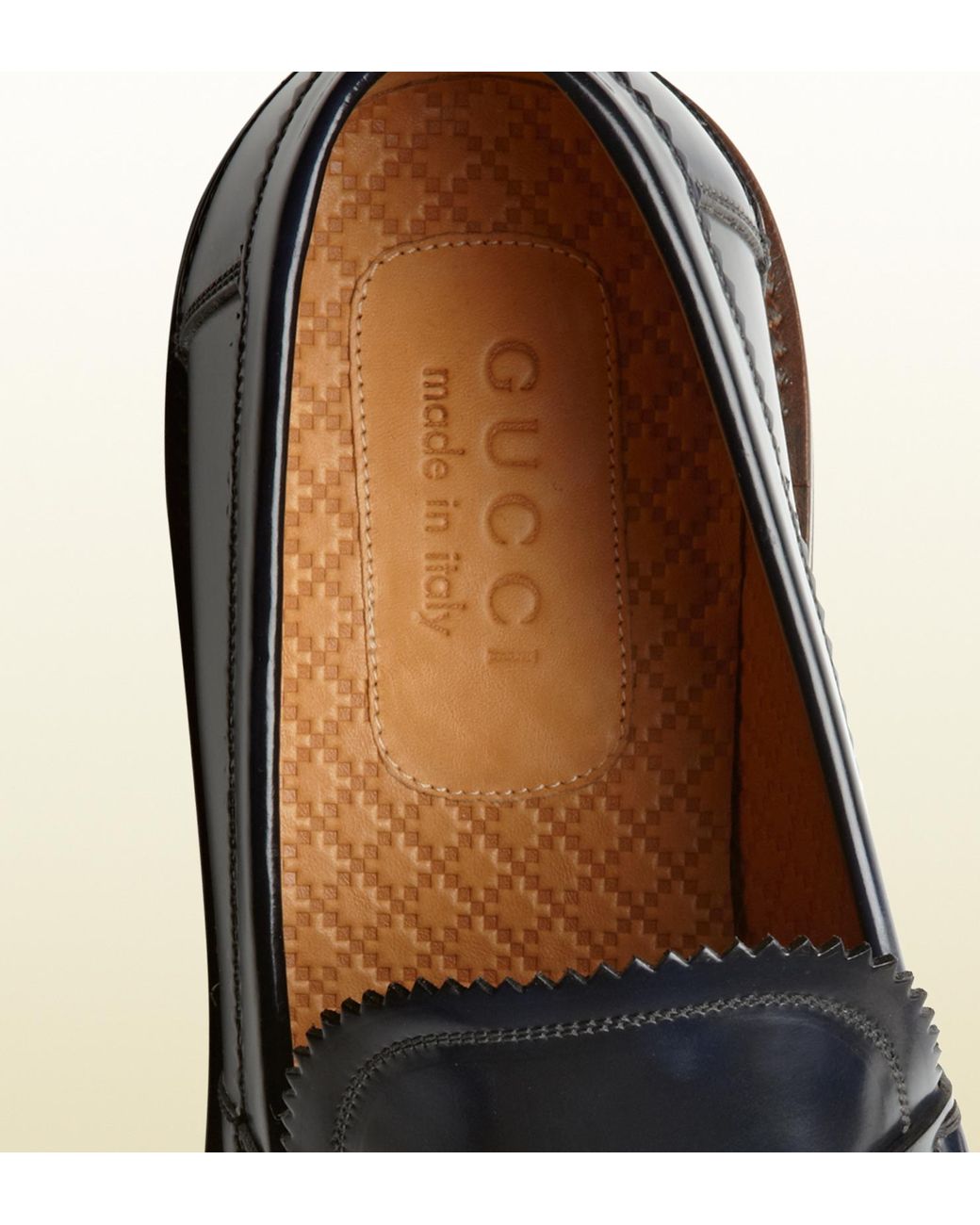 Gucci Penny Loafer with Rubber Sole in 