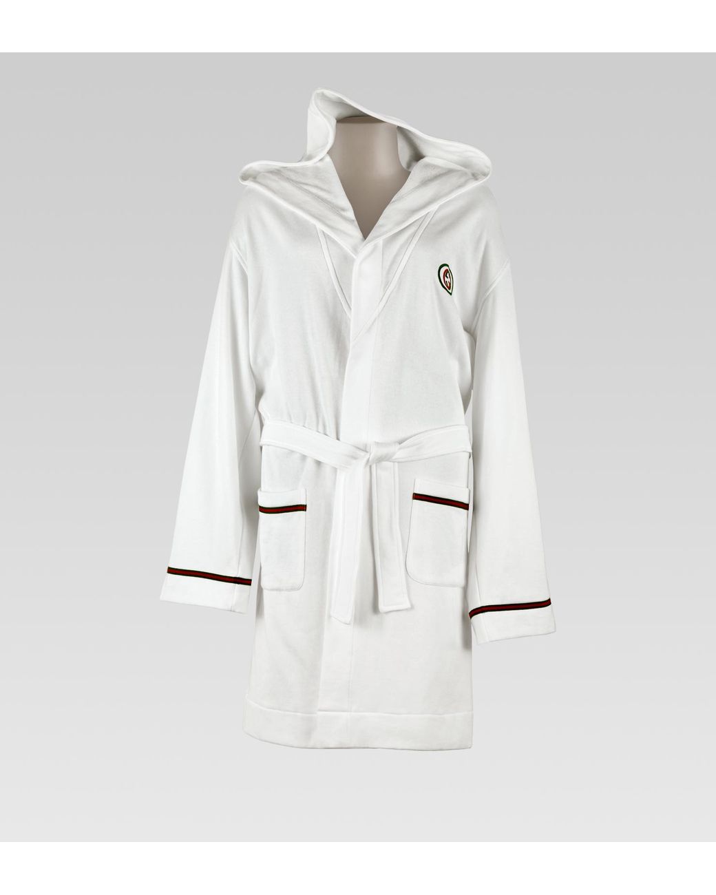 Gucci Bathrobe with Interlocking G and Signature Web Detail in White for  Men | Lyst UK