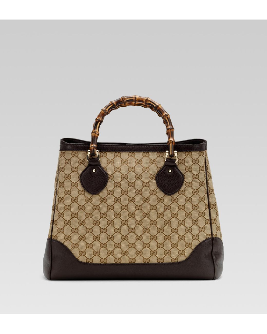 Gucci bamboo handle tote deals