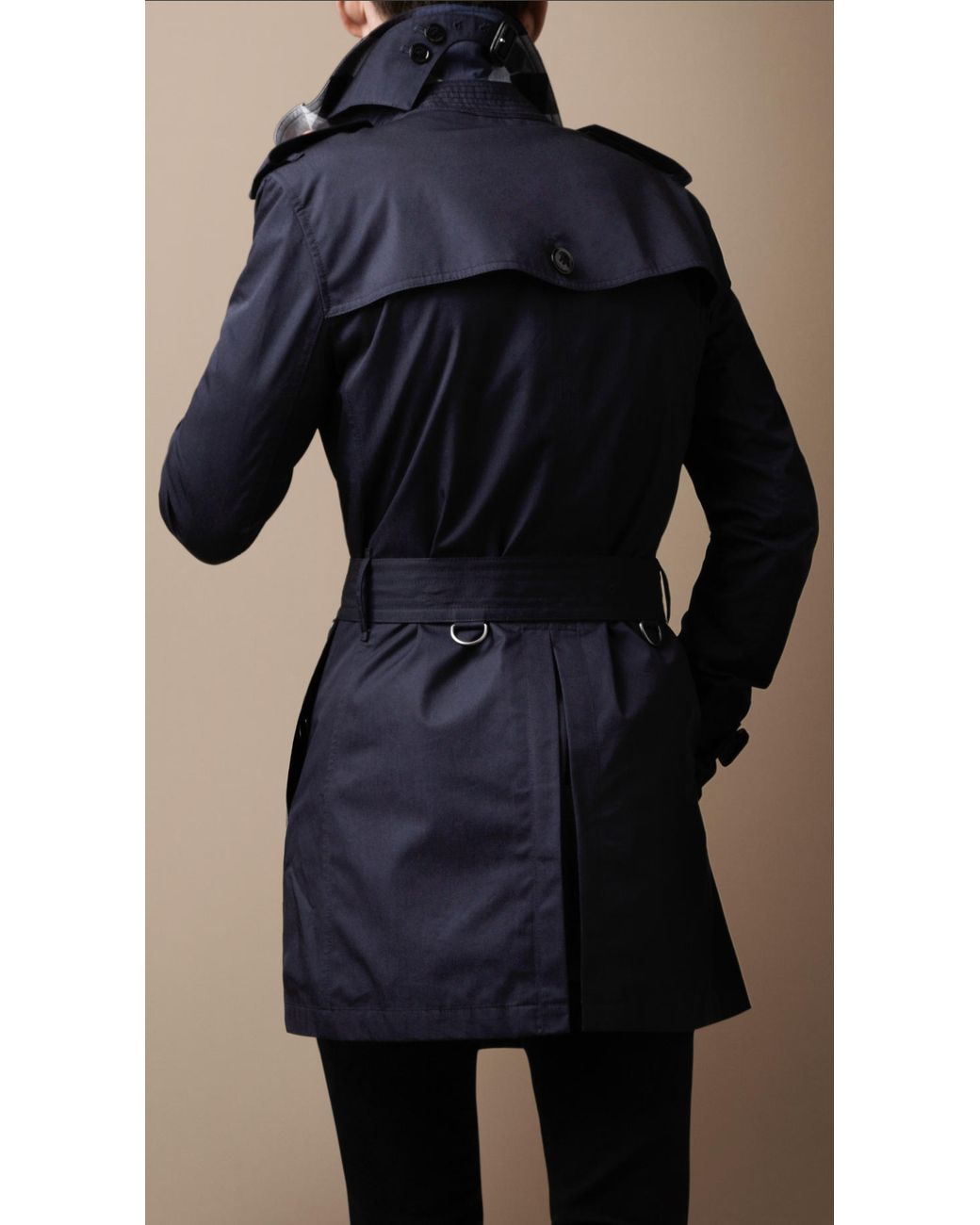 Burberry brit mens trench coat deals