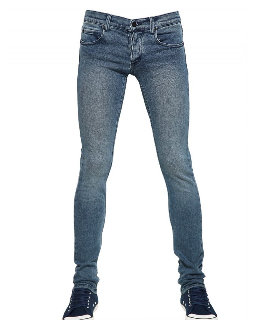 Vintage Cheap Monday Blue Denim Flat Front Tapered Cotton Jeans Adult Size  32X32 | eBay