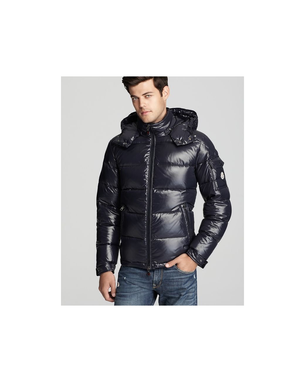 Mens moncler maya black deals