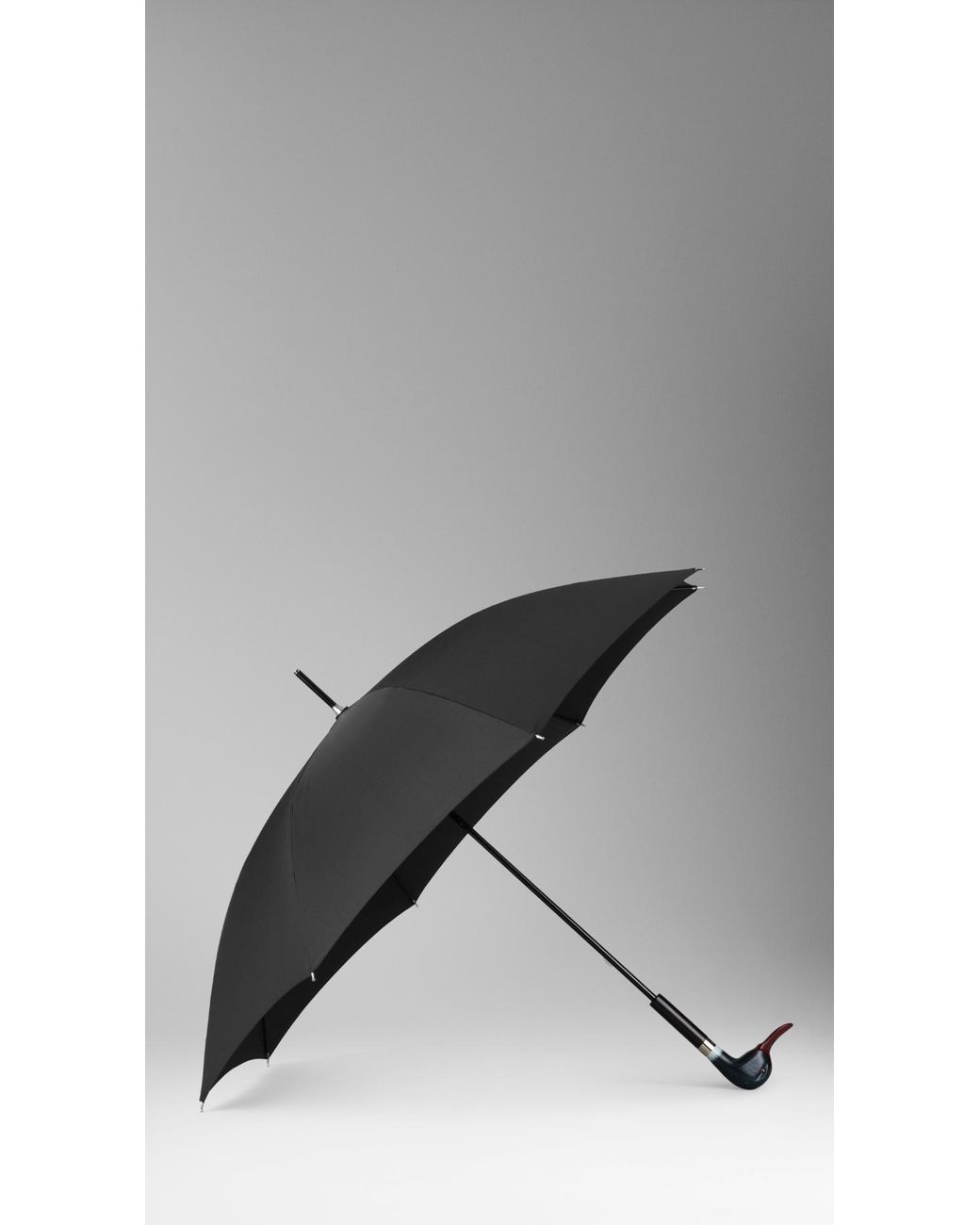 Burberry Duck Handle Walking Umbrella in Blue Lyst