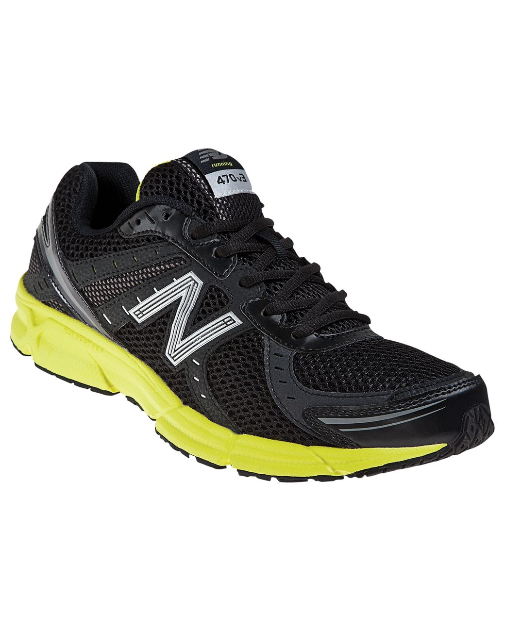 New Balance 470 Mens Neutral Running Shoes Blackyellow for Men | Lyst UK