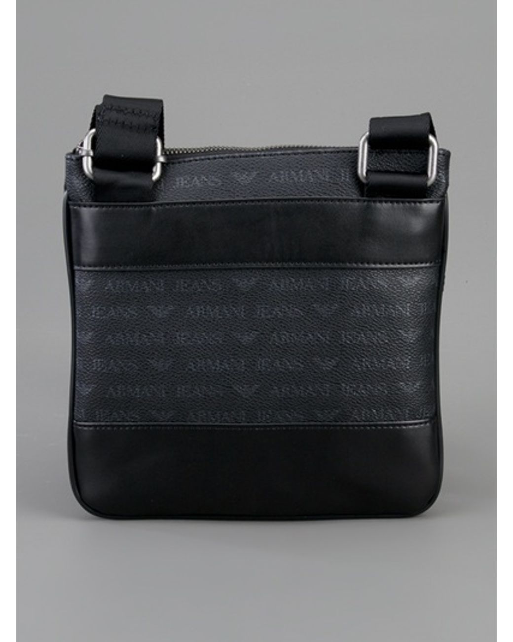 Armani Jeans Pouch Bag in Black for Men | Lyst UK