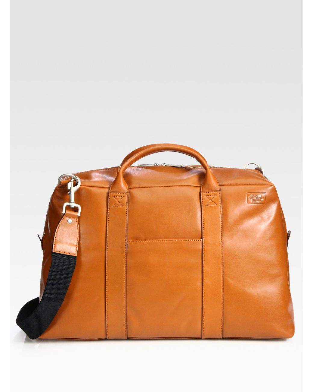 Jack Spade Mill Leather Wayne Duffel in Brown for Men Lyst