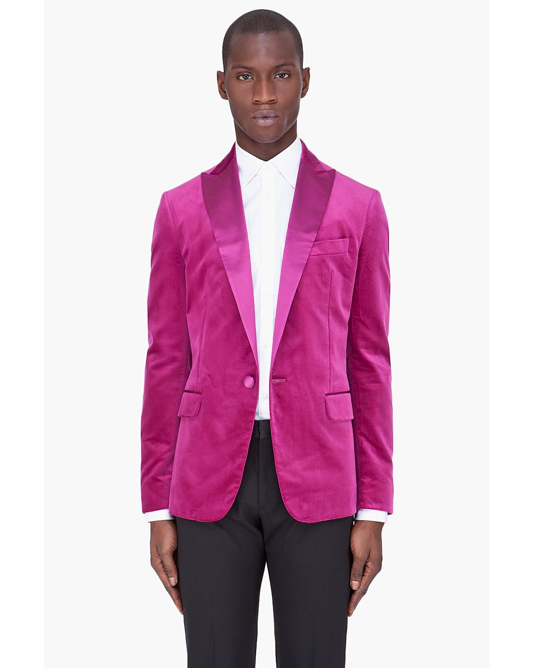 Mens pink velvet jacket hotsell