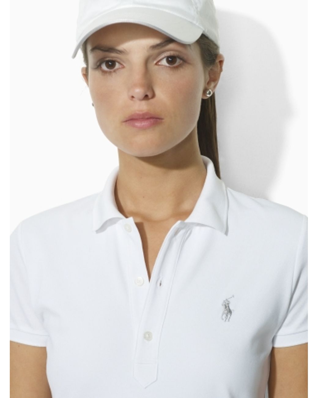 Ralph Lauren Knit Tennis Dress in White | Lyst