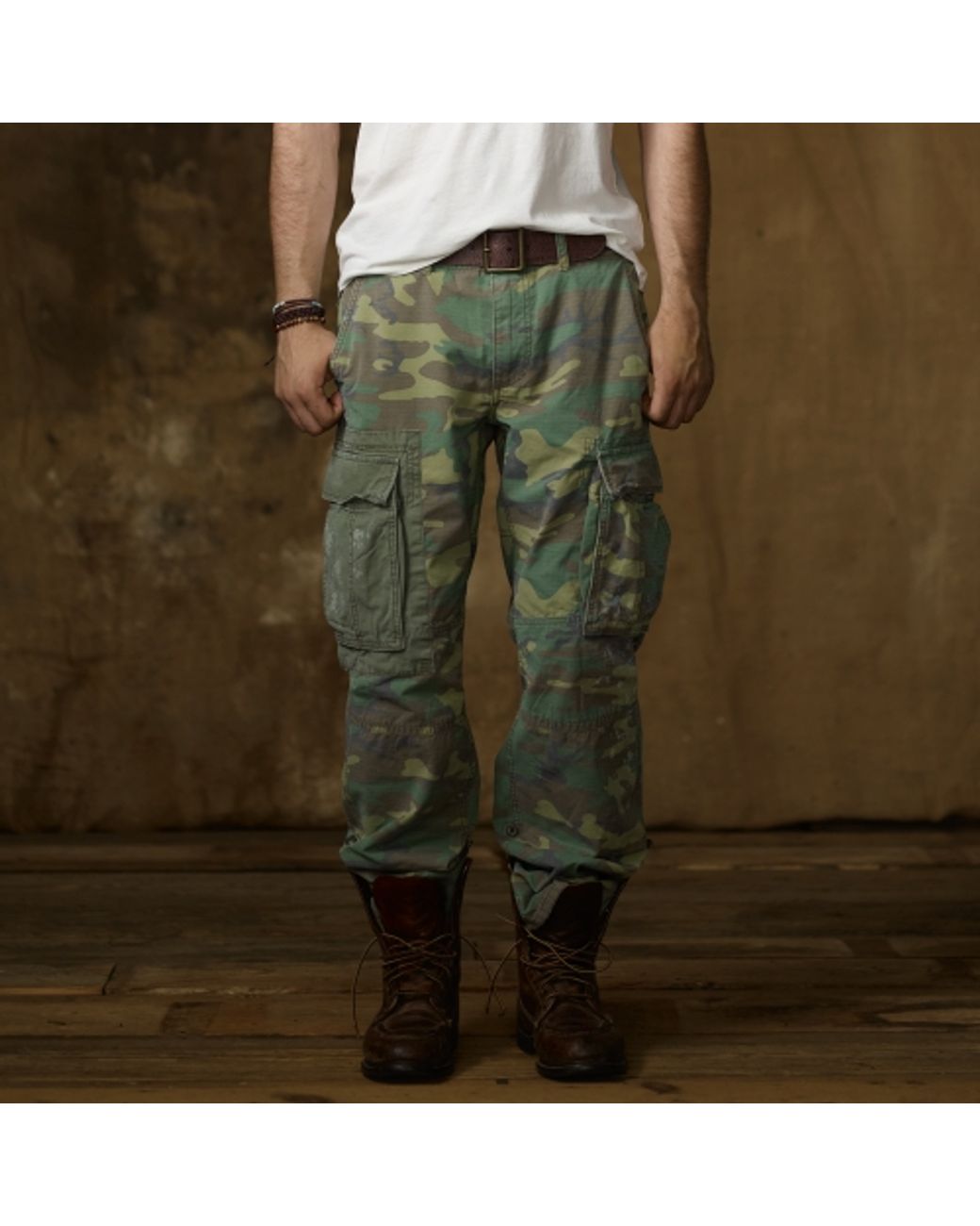 Ralph Lauren Ripstop Camouflage Cargo Pant in Woodland Camo (Green) for Men  | Lyst